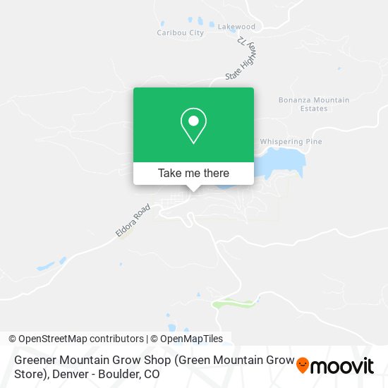 Mapa de Greener Mountain Grow Shop (Green Mountain Grow Store)