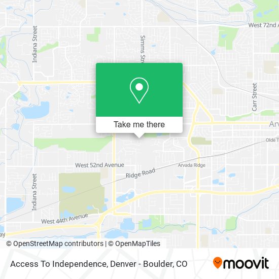 Access To Independence map