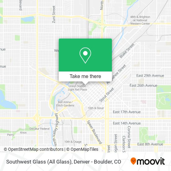Southwest Glass (All Glass) map