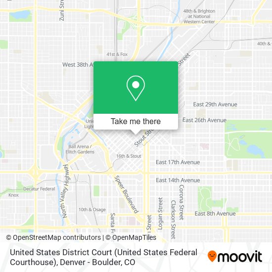 United States District Court (United States Federal Courthouse) map