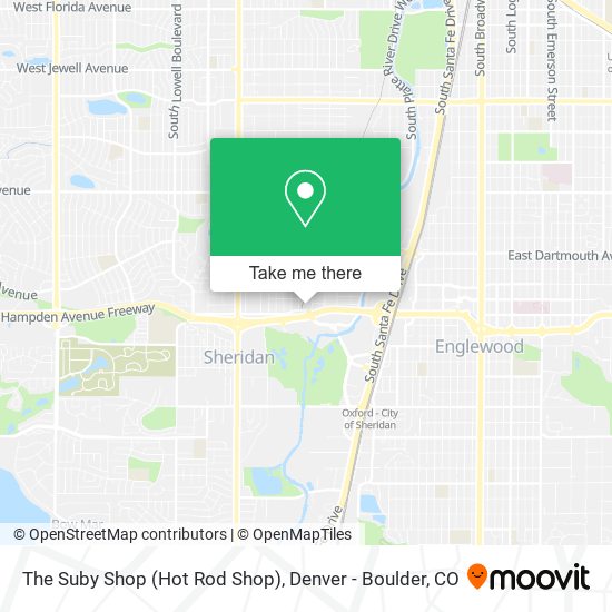 Mapa de The Suby Shop (Hot Rod Shop)