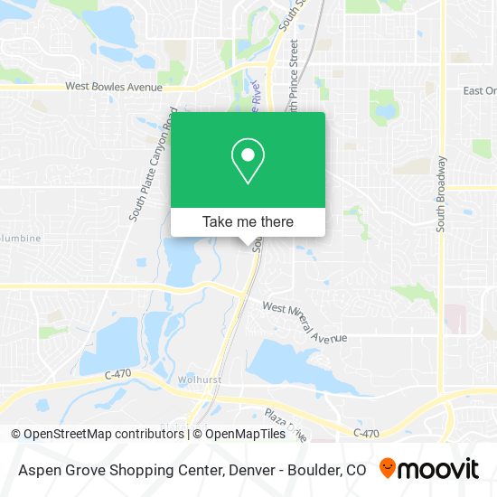 Aspen Grove Shopping Center map