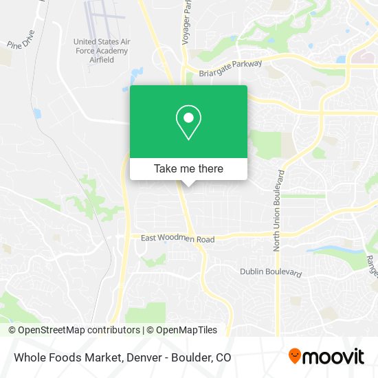 Mapa de Whole Foods Market
