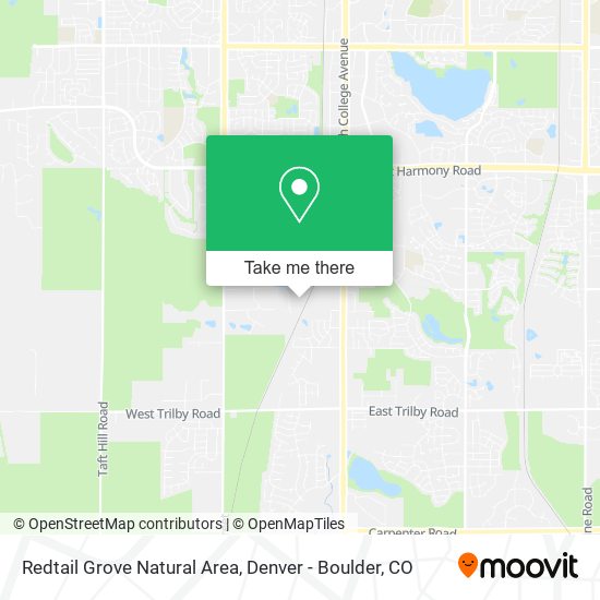 Redtail Grove Natural Area map