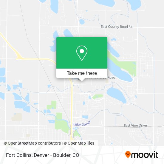 Mapa de Fort Collins