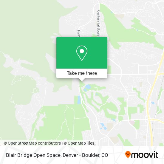 Mapa de Blair Bridge Open Space