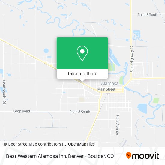 Mapa de Best Western Alamosa Inn