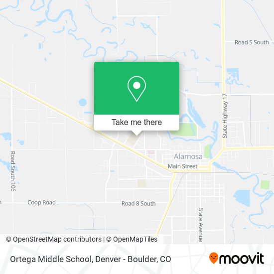 Ortega Middle School map