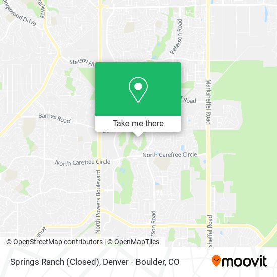 Springs Ranch (Closed) map