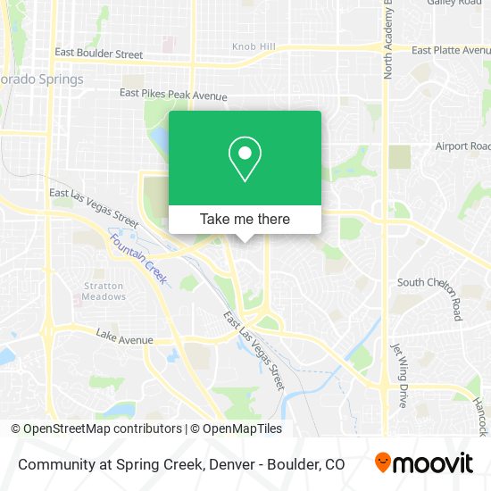 Community at Spring Creek map