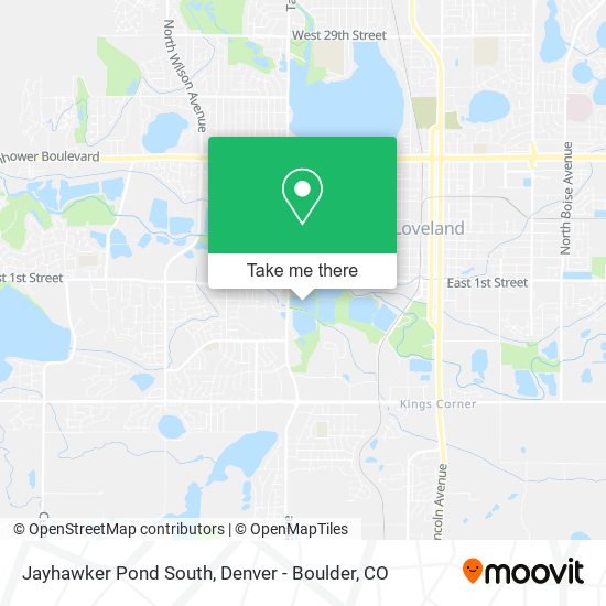 Jayhawker Pond South map