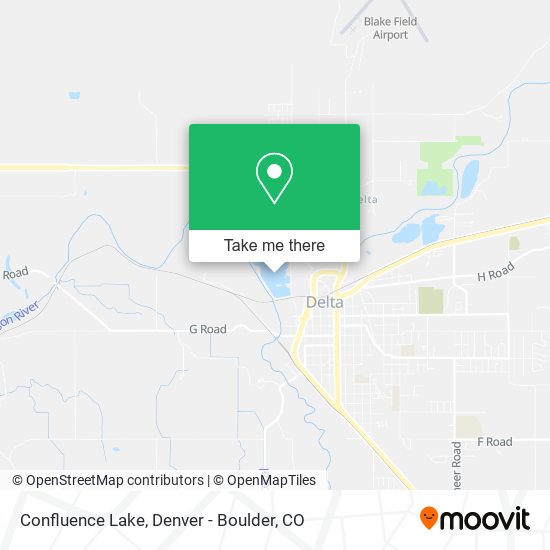 Mapa de Confluence Lake