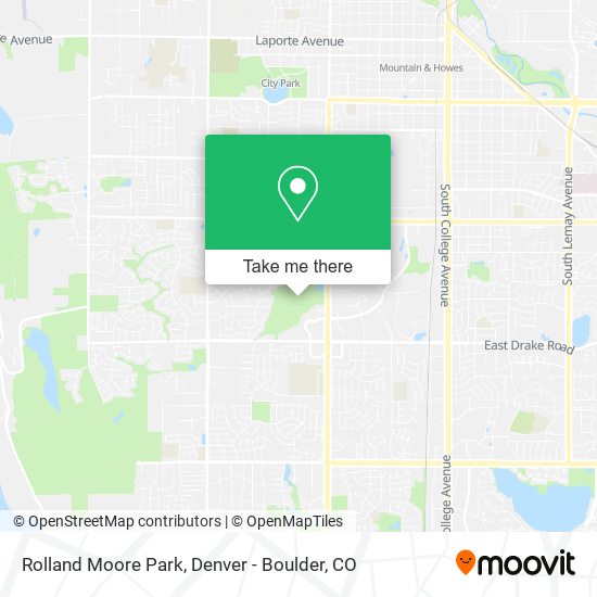 Rolland Moore Park map