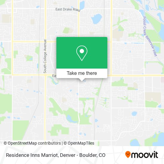 Mapa de Residence Inns Marriot