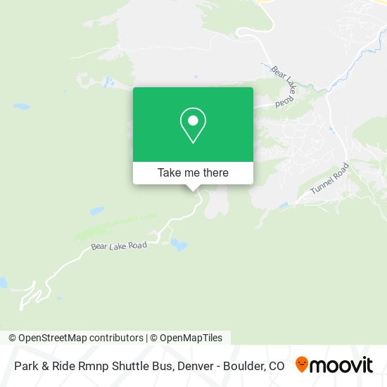 Park & Ride Rmnp Shuttle Bus map