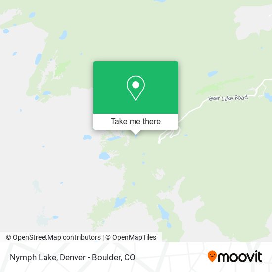 Mapa de Nymph Lake