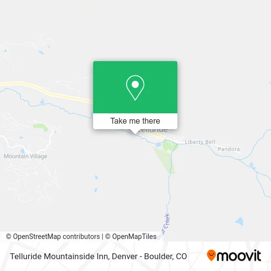 Telluride Mountainside Inn map