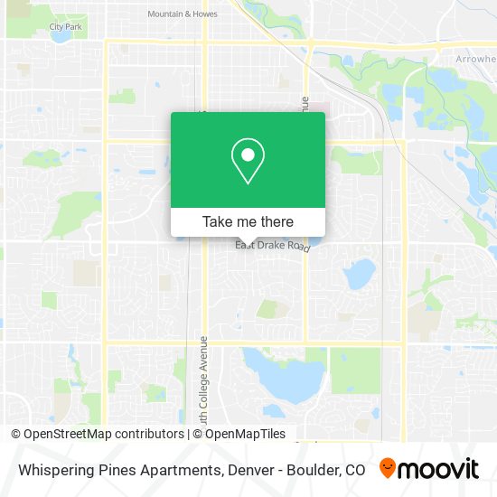 Mapa de Whispering Pines Apartments