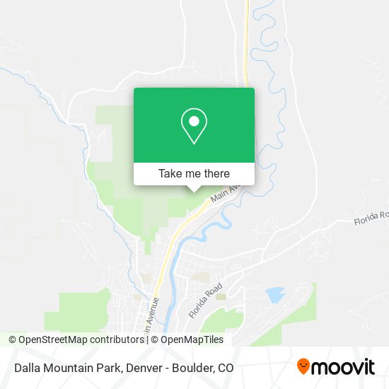 Mapa de Dalla Mountain Park