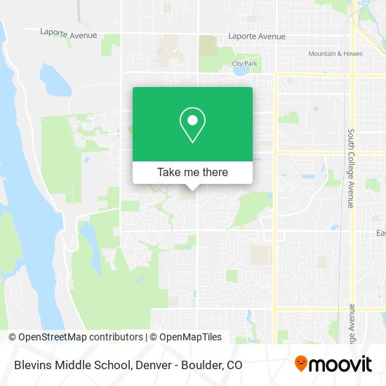 Mapa de Blevins Middle School