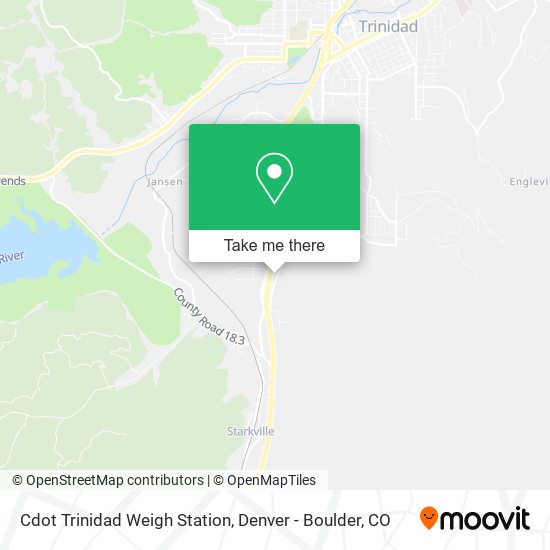 Cdot Trinidad Weigh Station map