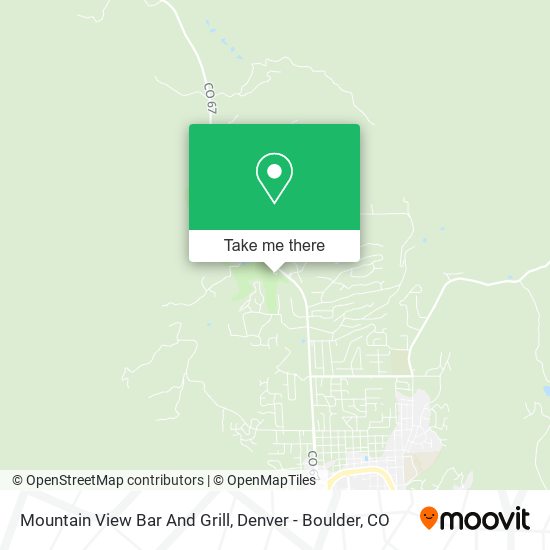 Mapa de Mountain View Bar And Grill