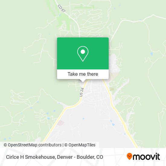 Cirlce H Smokehouse map
