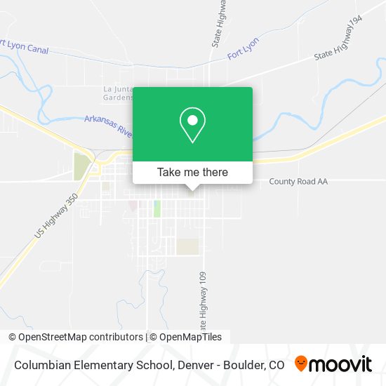 Columbian Elementary School map