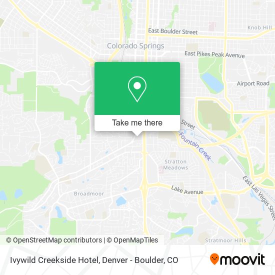 Mapa de Ivywild Creekside Hotel