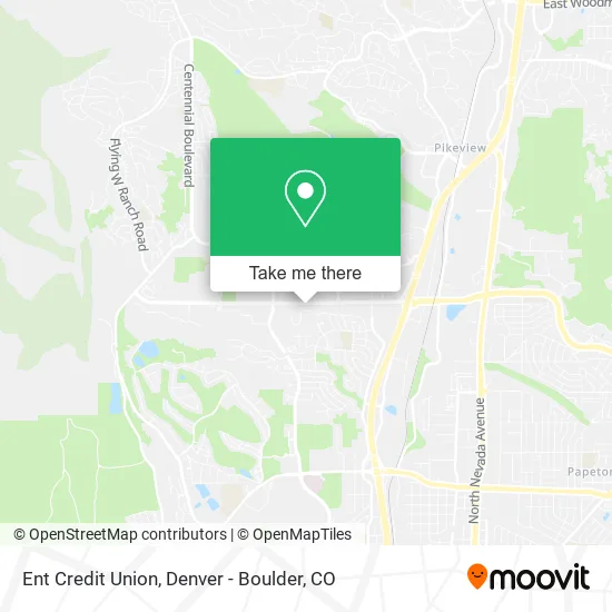 Ent Credit Union map