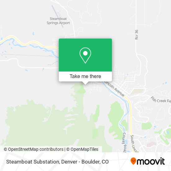 Steamboat Substation map