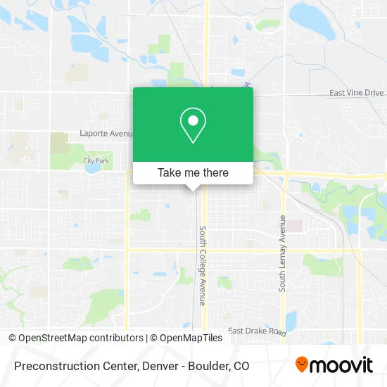 Preconstruction Center map