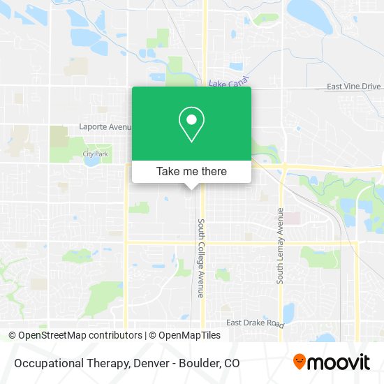 Occupational Therapy map