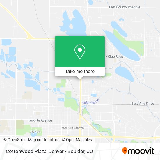 Cottonwood Plaza map