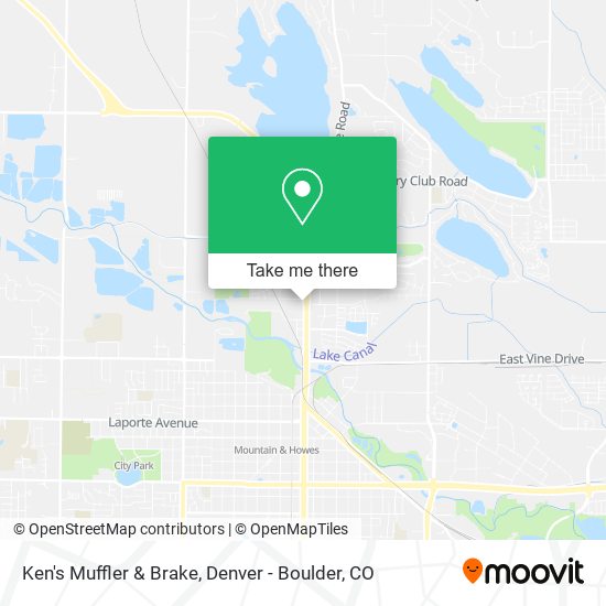 Ken's Muffler & Brake map