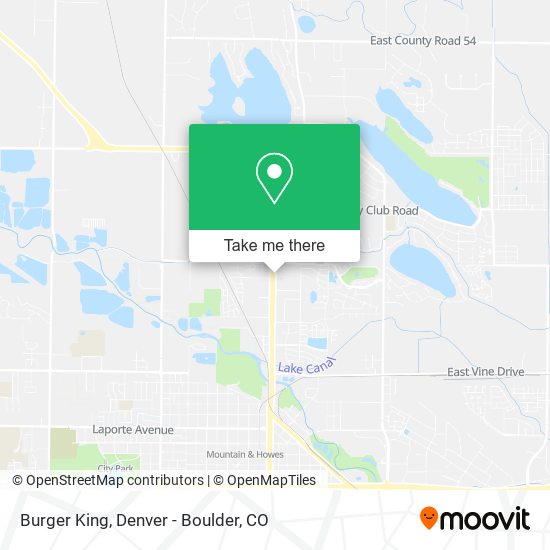 Mapa de Burger King