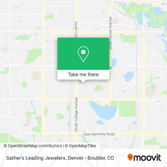 Mapa de Sather's Leading Jewelers