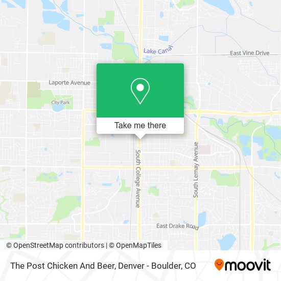 Mapa de The Post Chicken And Beer