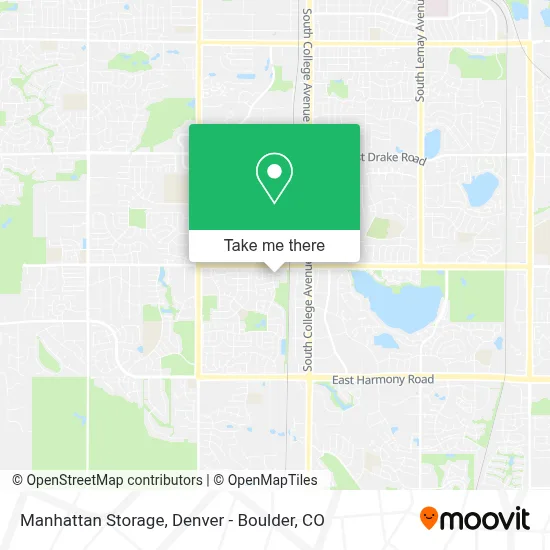 Manhattan Storage map