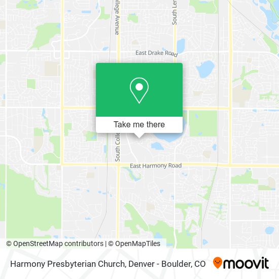 Harmony Presbyterian Church map