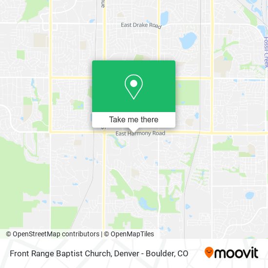 Front Range Baptist Church map