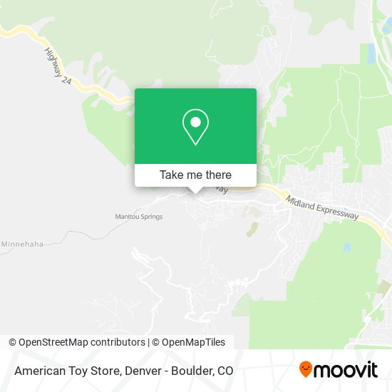 American Toy Store map