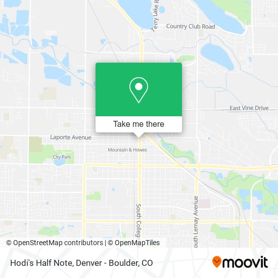 Hodi's Half Note map