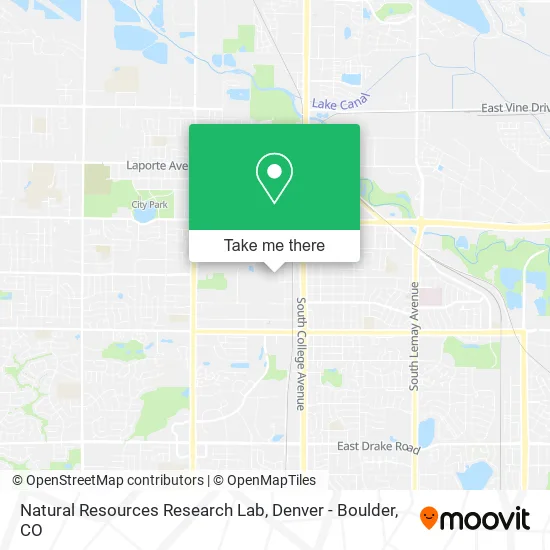 Natural Resources Research Lab map