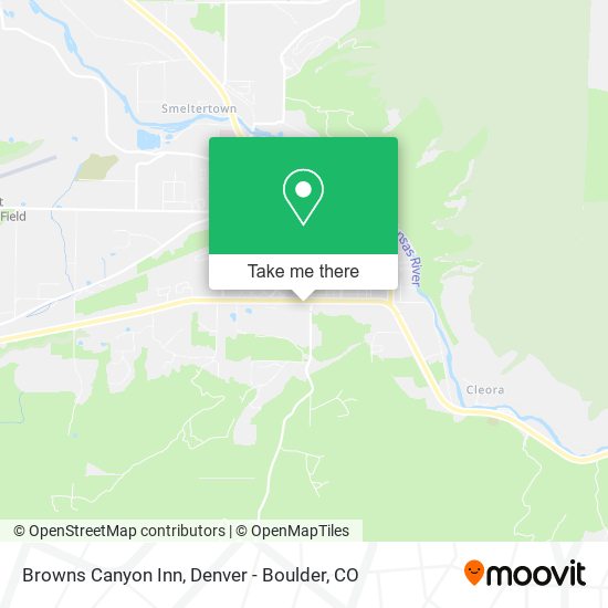 Browns Canyon Inn map