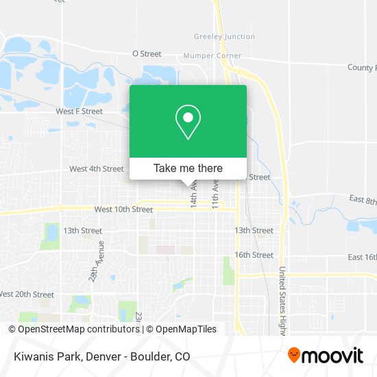 Mapa de Kiwanis Park