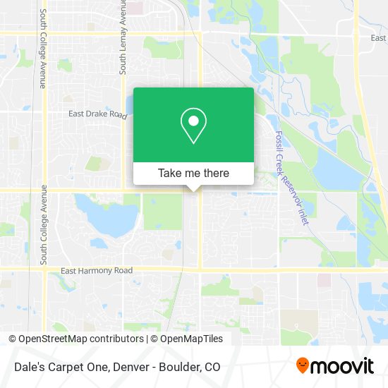 Dale's Carpet One map