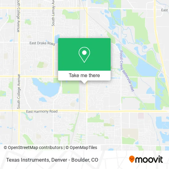 Texas Instruments map