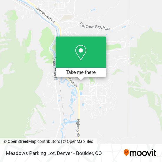 Mapa de Meadows Parking Lot