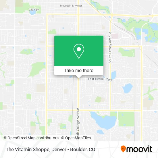 Mapa de The Vitamin Shoppe